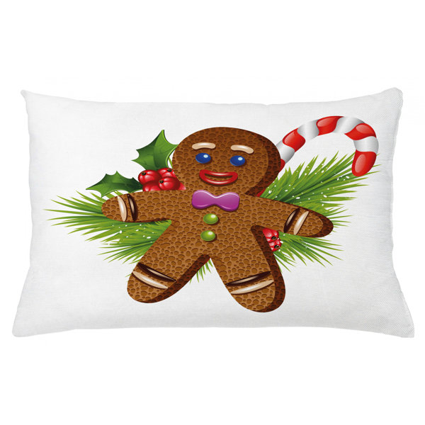 gingerbread house pillow